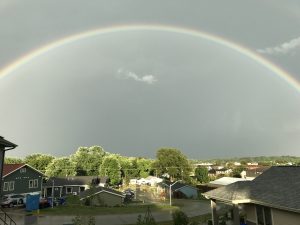 Rainbow over Prairie Hill