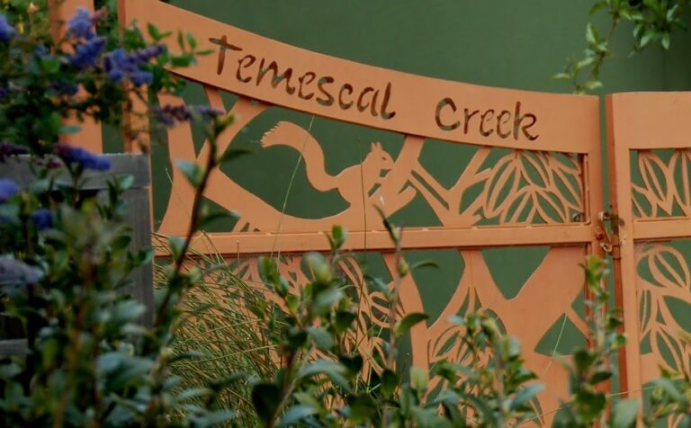 Temescal Creek Cohousing gate